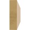 Ekena Millwork 2in. W x 8in. H x 24in. L Block Woodgrain TimberThane Rafter Tail, Primed Tan RFTUR02X08X24BLKRCPR - alternate 3